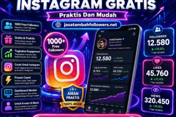 Cara Menambah 1000 Free Followers Instagram Gratis Dan Praktis
