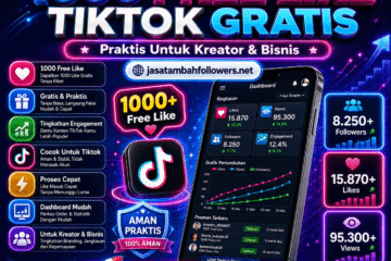 Cara Menambah 1000 Free Like Tiktok Gratis dan Praktis