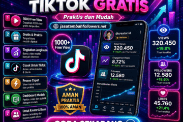 Cara Menambah 1000 Free View Tiktok Gratis dan Praktis